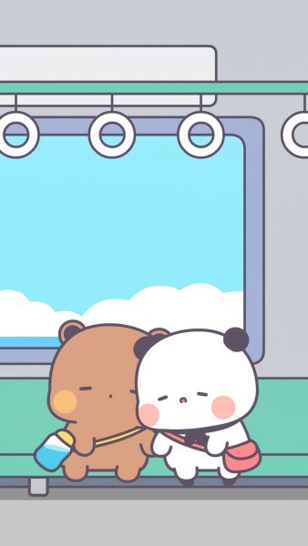 Hình ảnh nền cute cặp đôi gấu