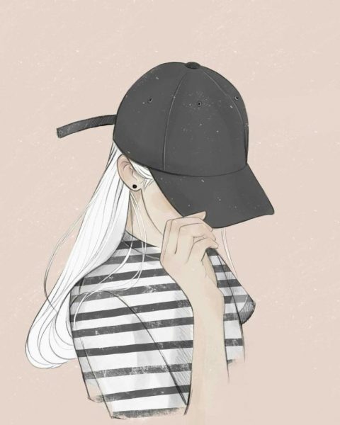 Avatar ngầu chất nữ che mặt