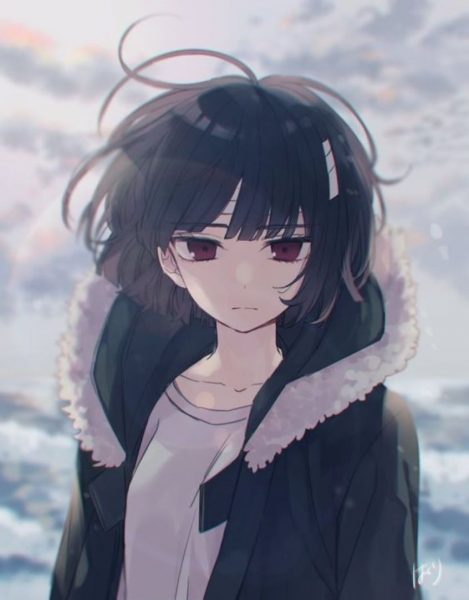 Avatar ngầu cô gái anime lạnh lùng