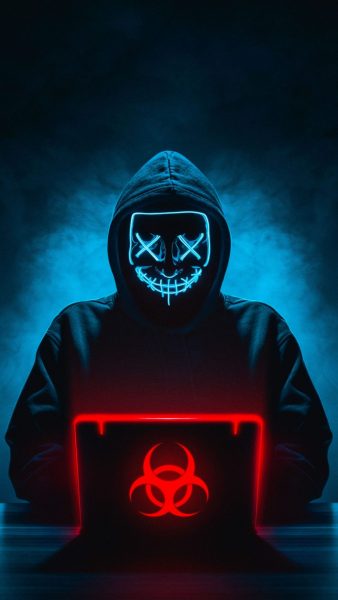 Avatar ngầu hacker đeo mặt nạ