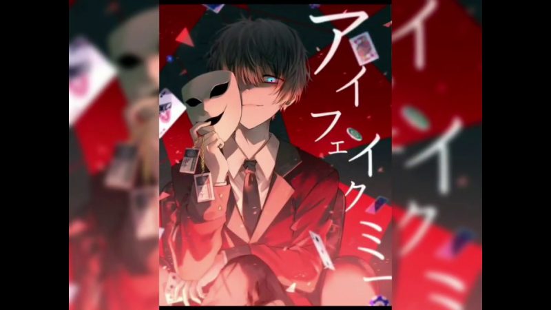 Avatar ngầu nam anime cầm mặt nạ