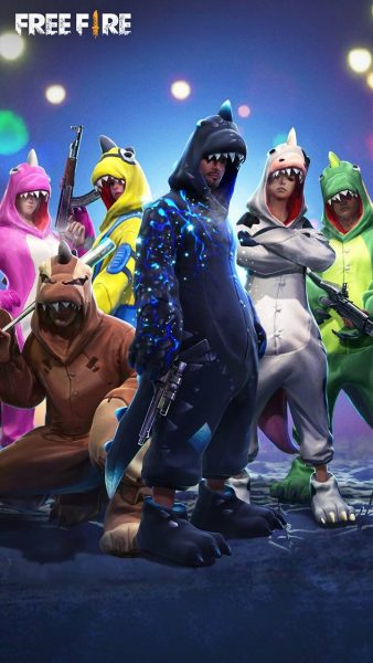 ảnh ff combo skin khủng long