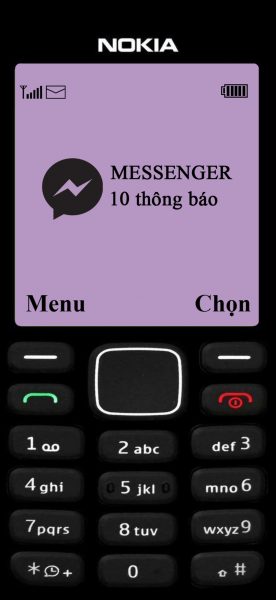 hình nền nokia cục gạch có tin nhắn