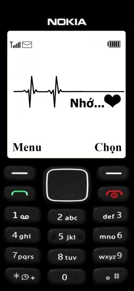 hình nền nokia cục gạch nhịp tim