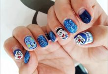 Mẫu nail Doraemon