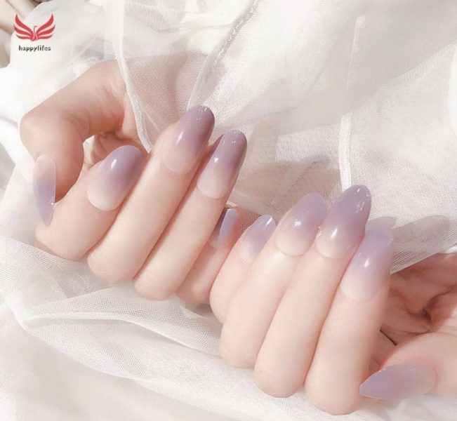 Mẫu sơn gel đẹp ombre