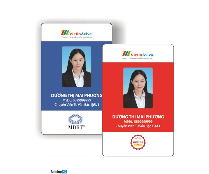 Mẫu thẻ nhân viên