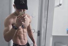 Ảnh trai 6 múi che mặt
