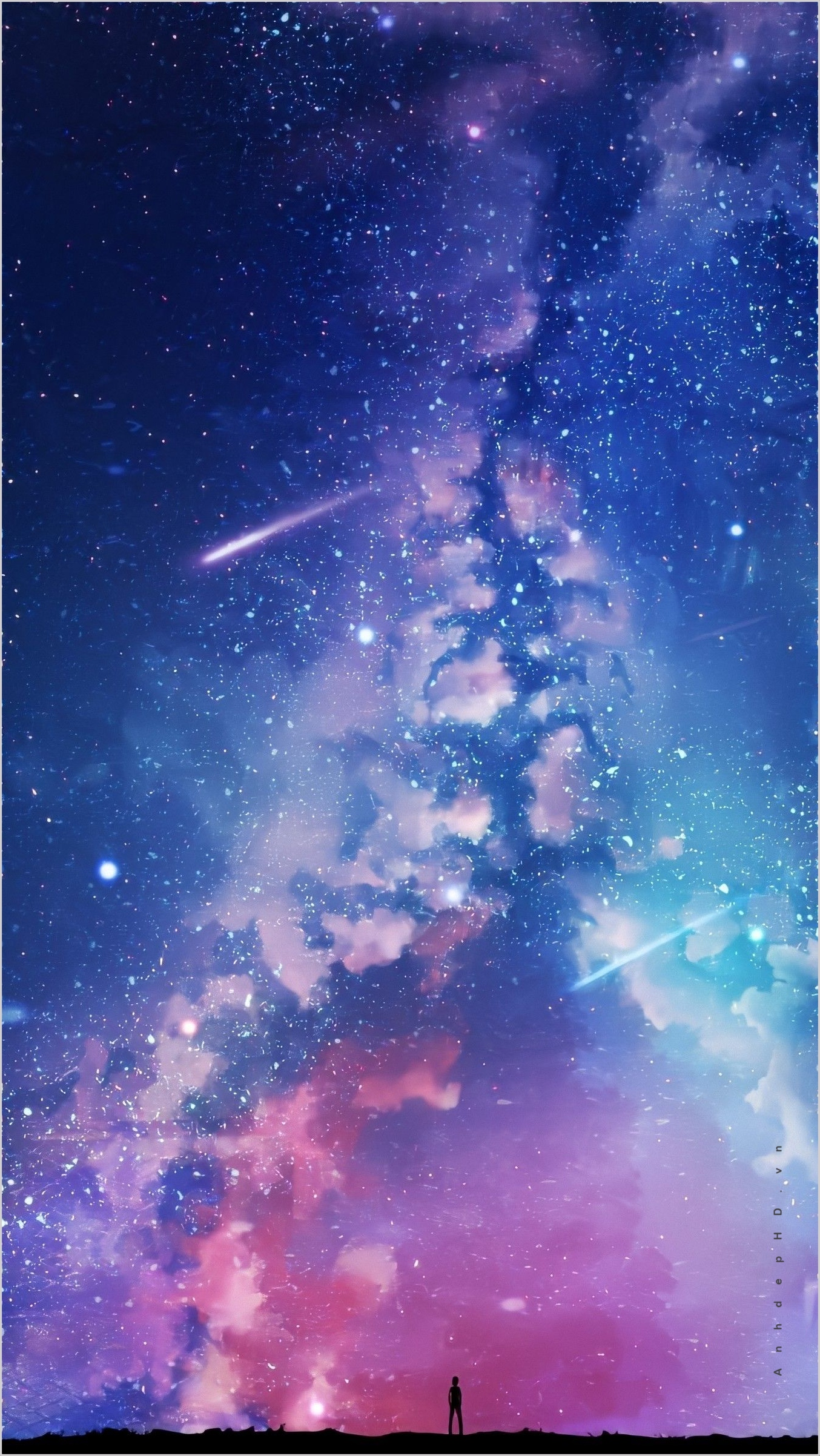 Hình Ảnh Galaxy Anime Đẹp Hiếm Có, Huyền Ảo Nhất