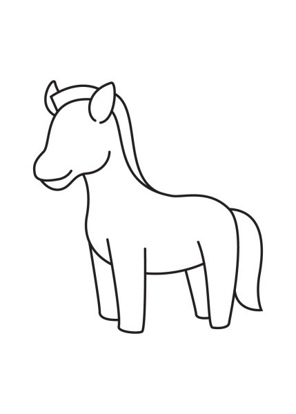 Cách vẽ con ngựa vằn với bước 7