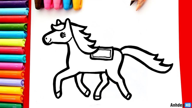 Vẽ con ngựa, cách vẽ con ngựa